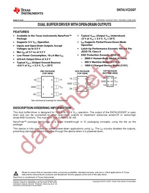 SN74LVC2G07DBVR datasheet  